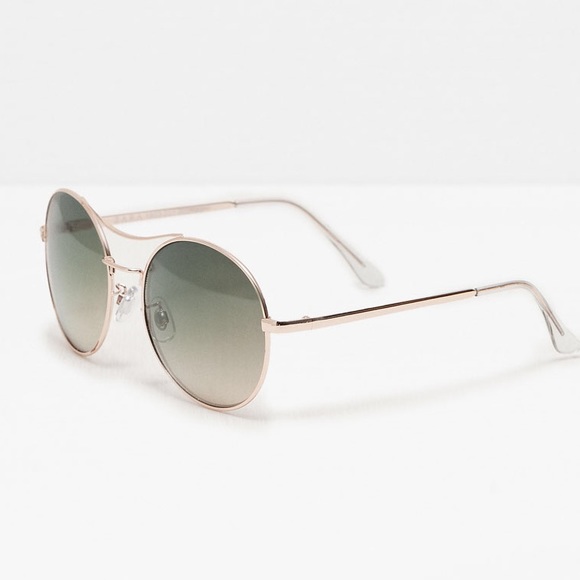 ZARA ROUND SUNGLASSES BRAND NEW WITH TAGS - Picture 2 of 4